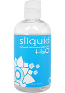 Sliquid Naturals H2o Original Water Based Lubricant 8.5oz