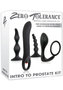Zero Tolerance Intro To Prostate Silicone With Movie And Lube (4 Piece Kit) - Black